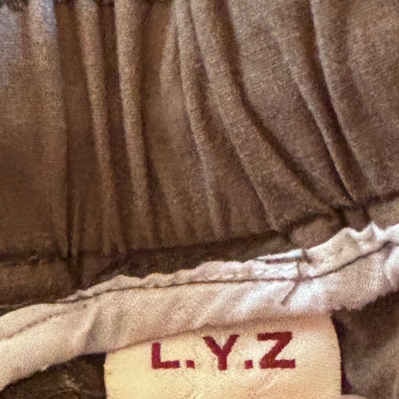 L.Y.Z Camo Cargo Pants Relaxed Fit Green Brown Size 26 - Picture 8 of 8